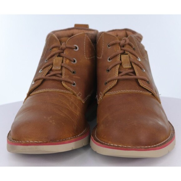 Clarks Varick Hill $150 Men\'s Chukka Boots Size 12 M Leather Tan main image 9
